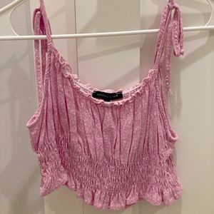 Kendall and Kylie Flower Pattern Crop Top